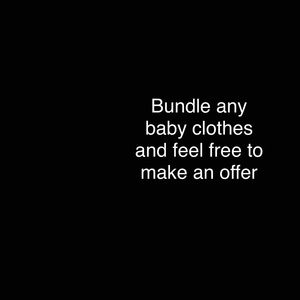 Feel free to make an Offer in baby clothes